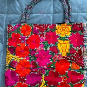 Beautiful handmade mexican tote